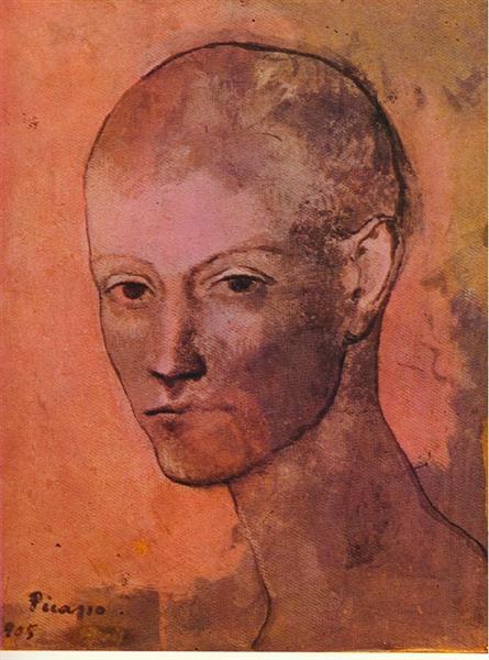 Pablo Picasso Painting Head Of Young Man Tete De Jeune Homme